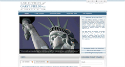Desktop Screenshot of gfieldslaw.com